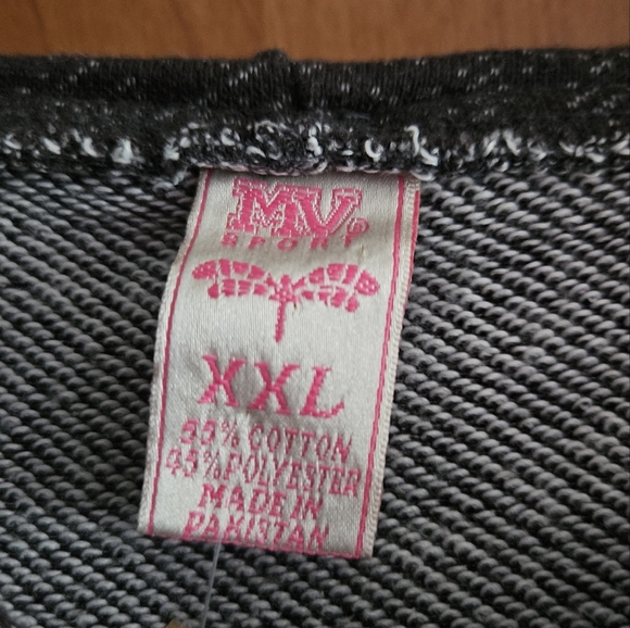 NWT MV Sport Door County USA Beach Hoodie in Driftwood Women's XXL - Picture 2 of 4